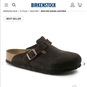 Birkenstock Boston soft footbed- never worn
